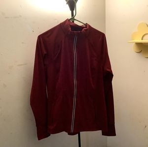 Red fitness jacket